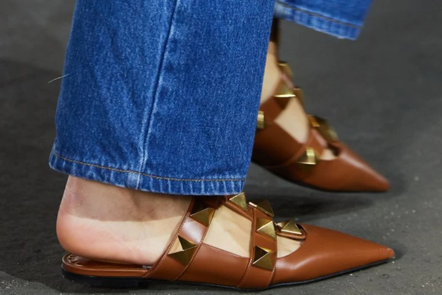 Pointy-toed mules
