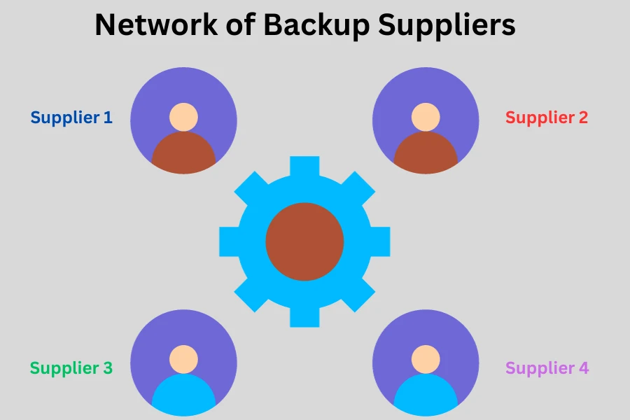 A diversified network of backup suppliers