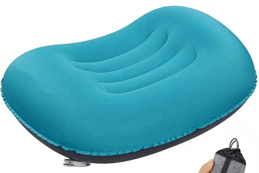 A foldable sleeping pillow for outdoor enthusiasts