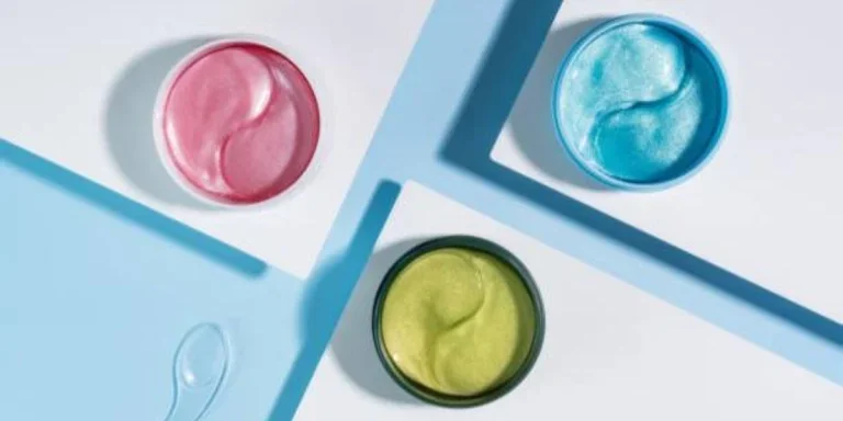 A small collection of eye care products