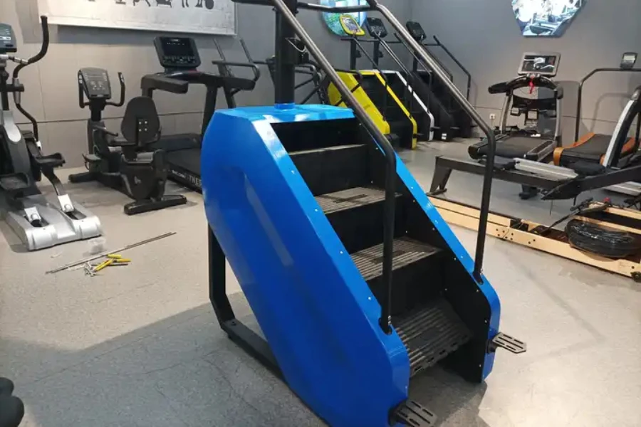 A stair climber machine in a gym