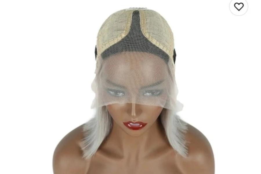A T-part wig on a mannequin