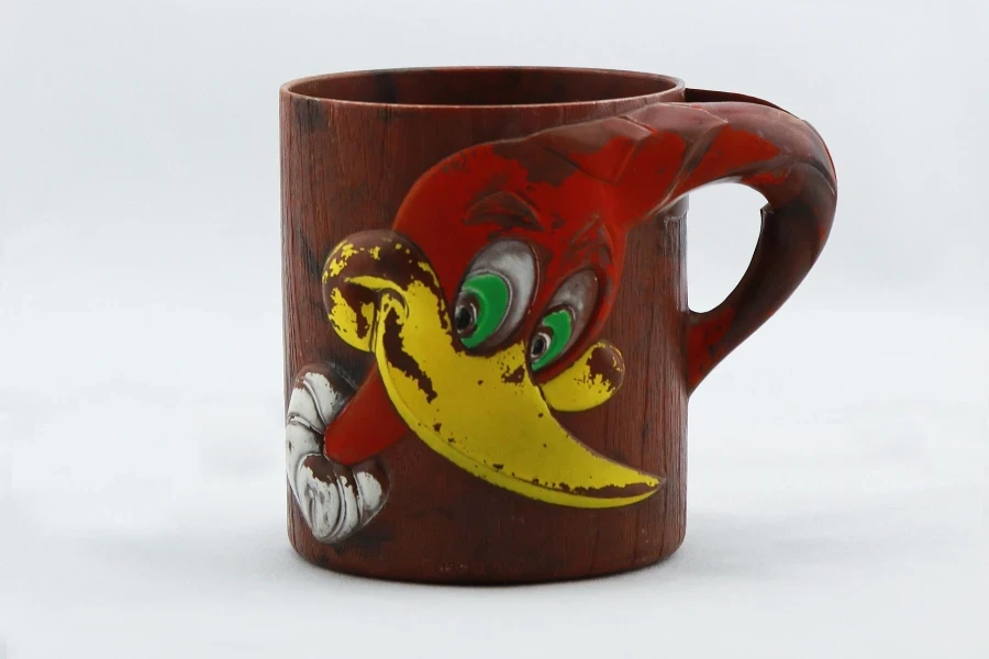 A vintage antique mug