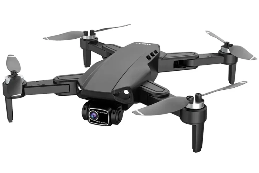 Anti-shake drone with a 4K video camera for aerial photography