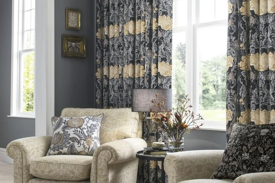 baroque style curtain