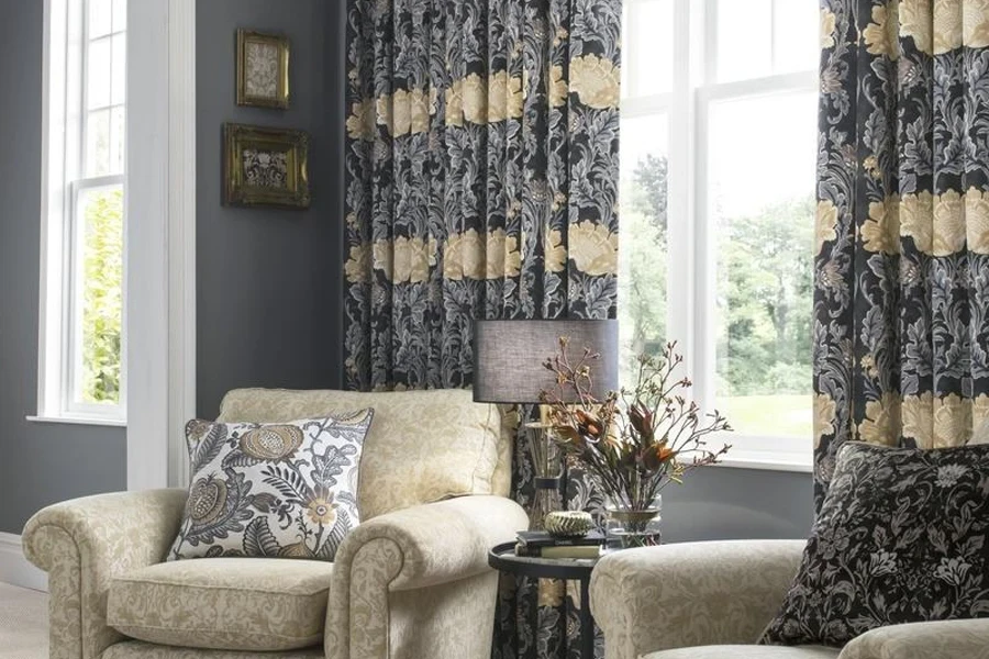 baroque style curtain