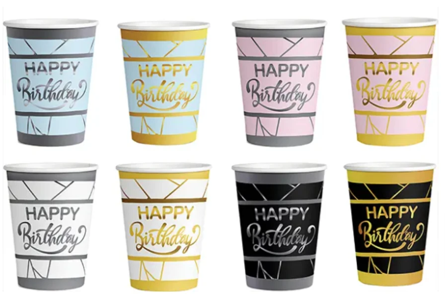 Birthday coffee cups