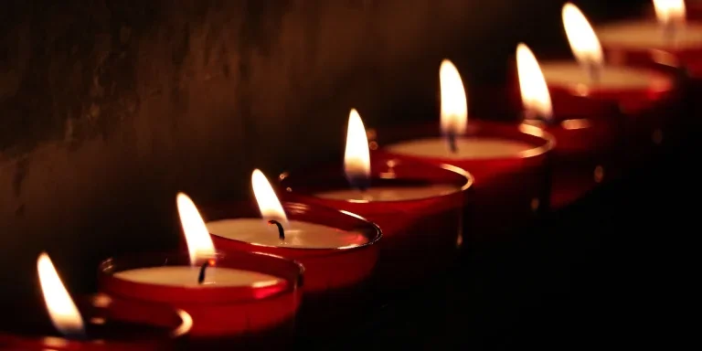 Candles light
