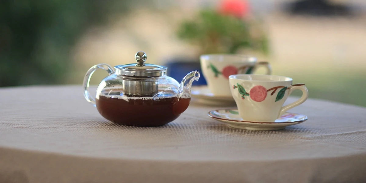 Juego de té de lujo, juego de tetera turca, decoración decorativa