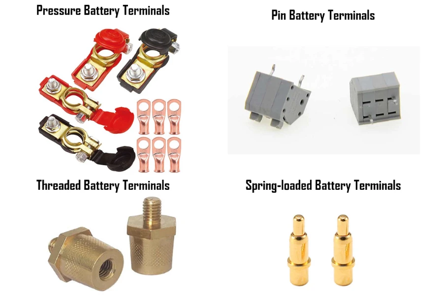 Composite of common battery terminals