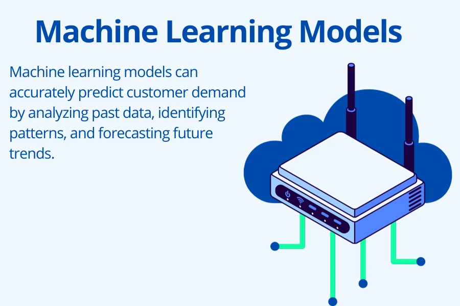 Customer demand forecasting with machine learning models