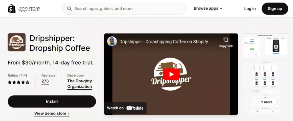 A shopify dropshipping app - Dripshippper