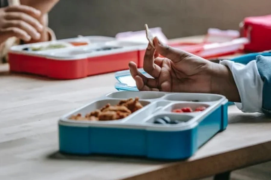 caja de almuerzo