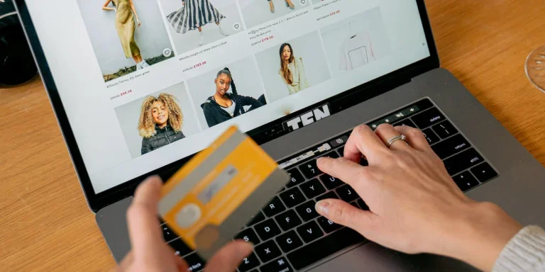 person shopping online