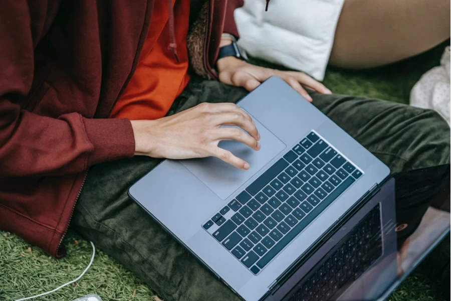 student laptop