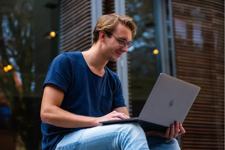 student laptop