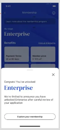Successfully unlocking the Enterprise membership level