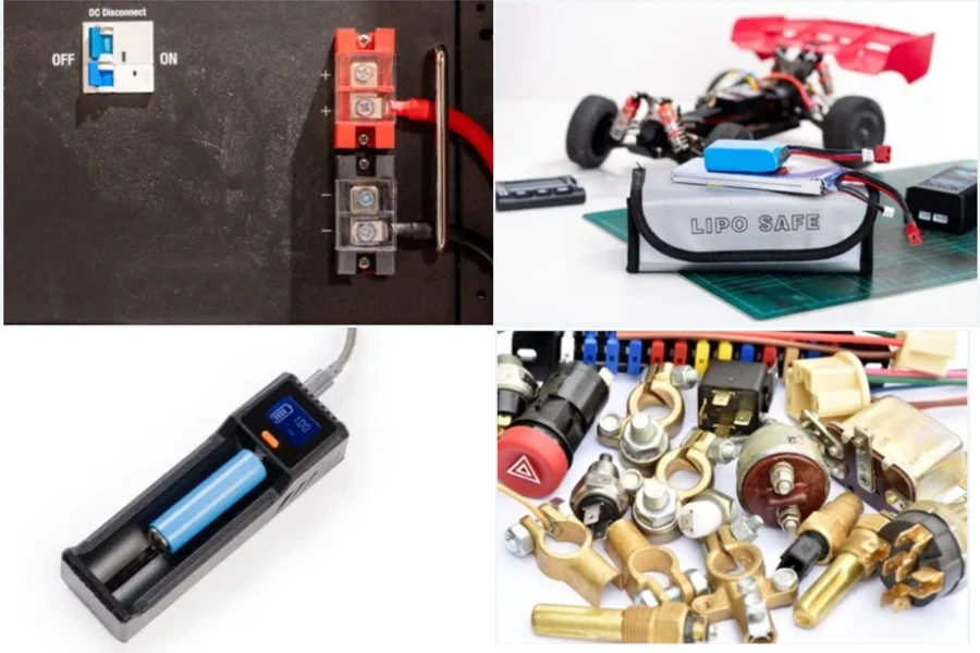 Various battery terminals