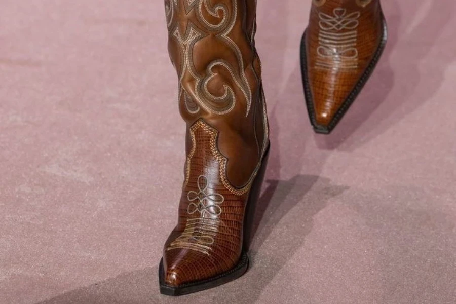 botas de cowboy ocidentais