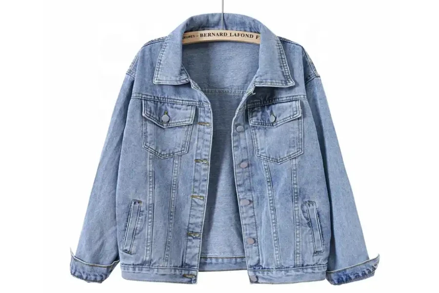 Jaket denim tahan angin