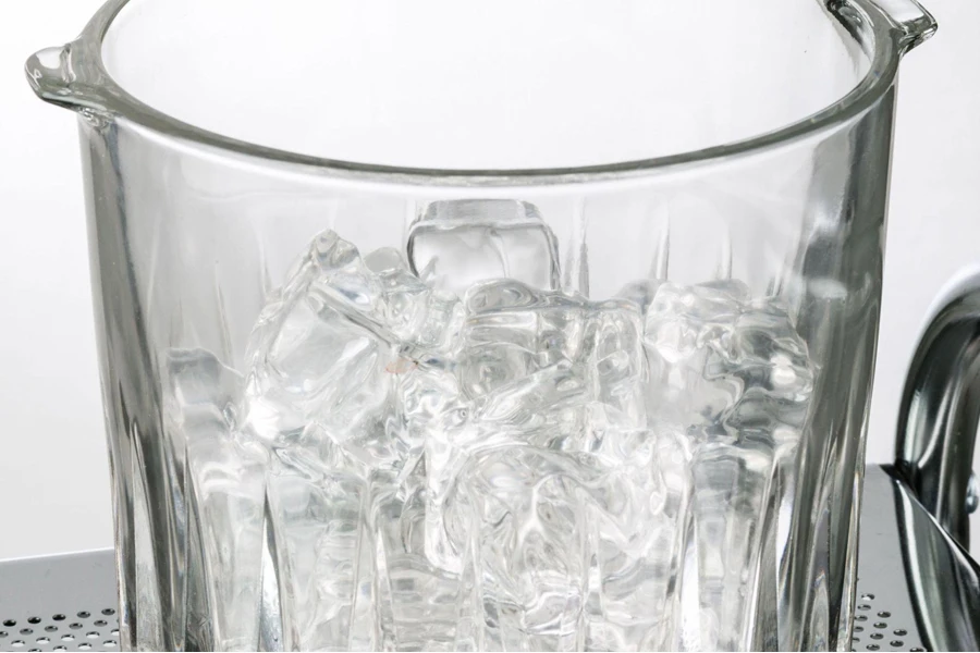 Cubos de hielo de vidrio