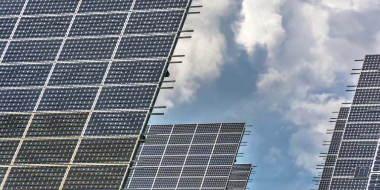 Photovoltaic plates in Carbonero (Segovia, Spain)