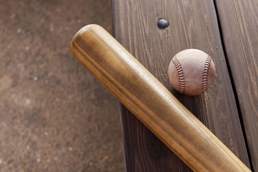Battes de baseball en bois