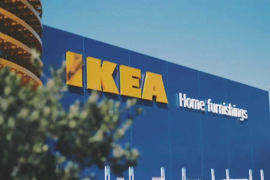 An IKEA store offering home furnishings