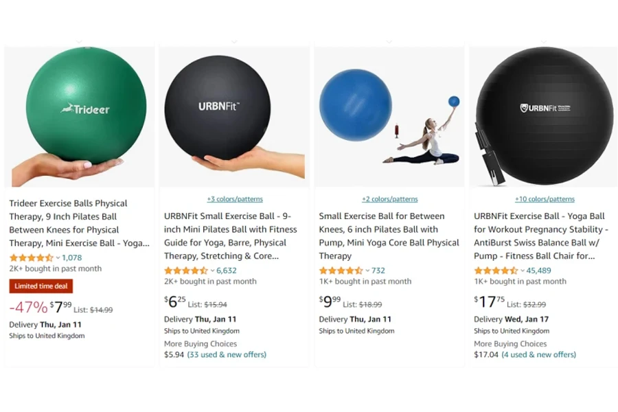 Recensione dell'analisi delle palline da yoga più vendute su  negli  Stati Uniti - si legge su Alibaba.com