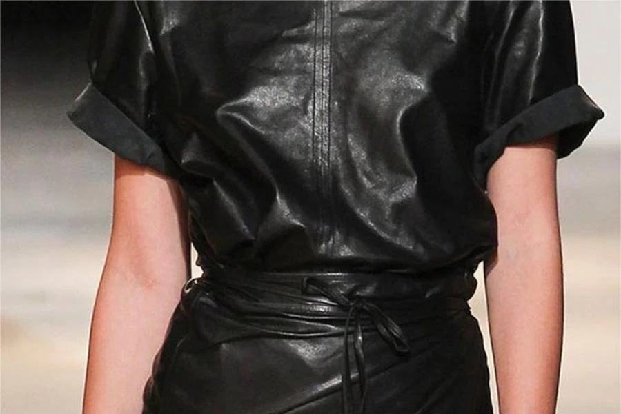 leather dress