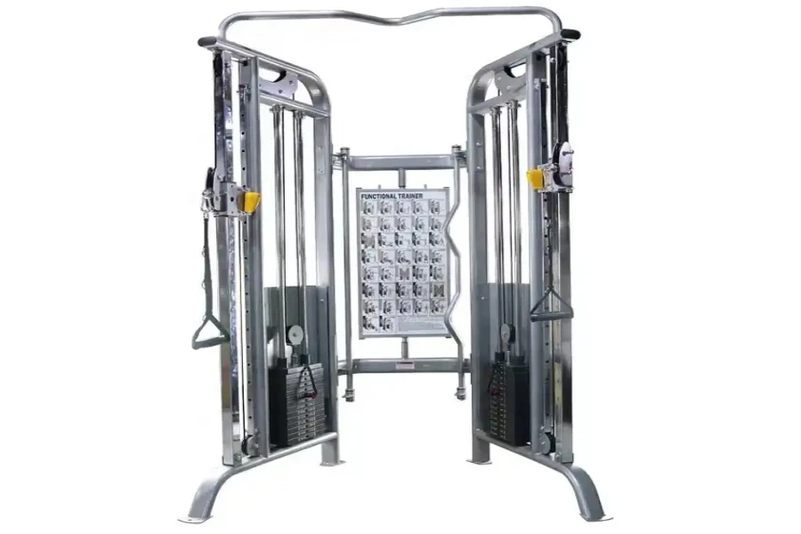 Linear-bearing Smith machine for strength training