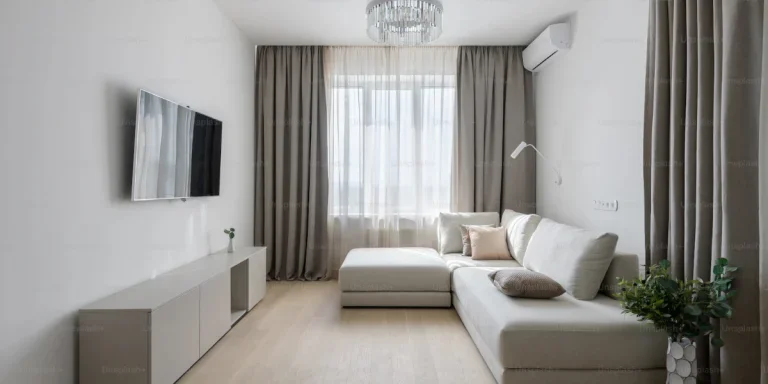 Living room curtain