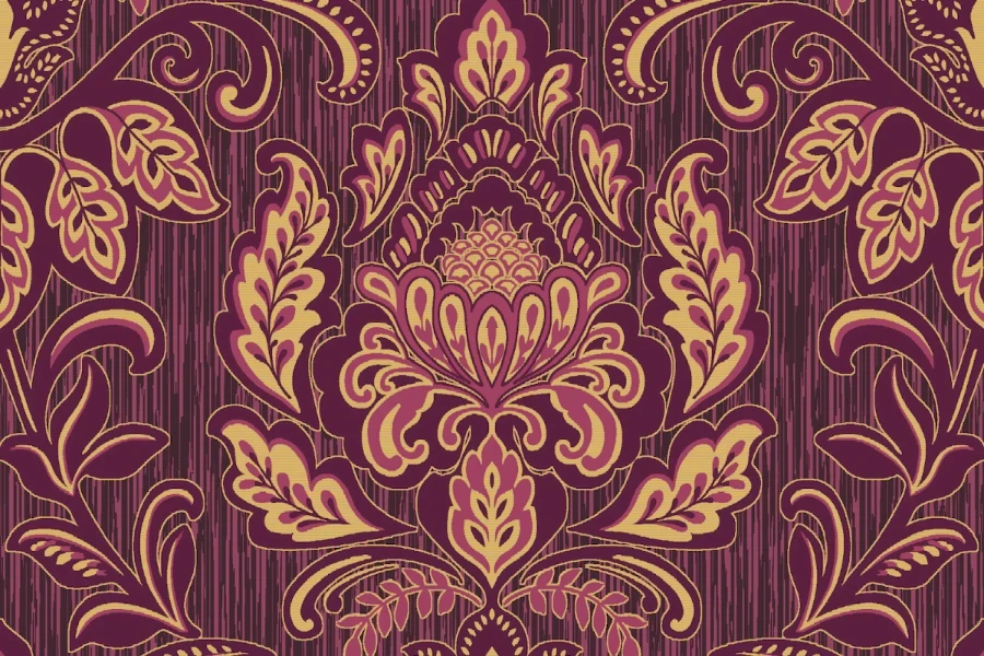 Inspiración del patrón Paisley para cortinas