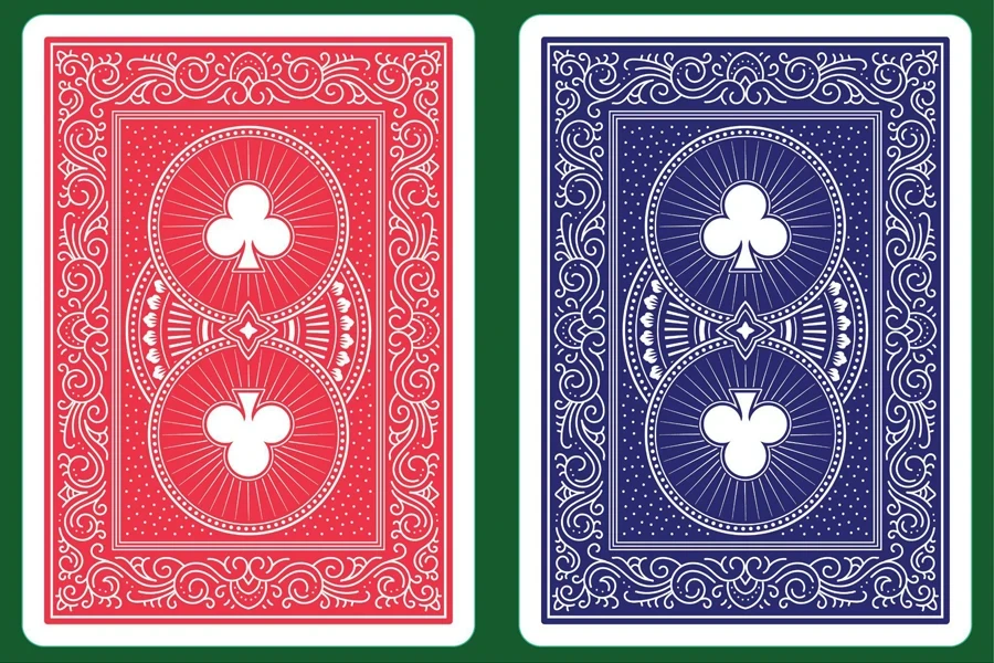 playing cards back pattern