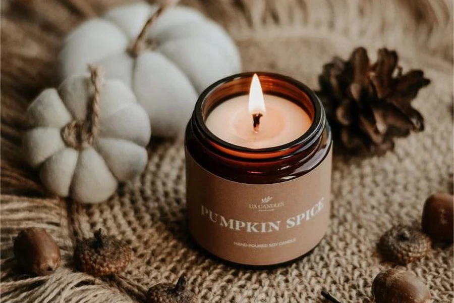 pumpkin spice candle