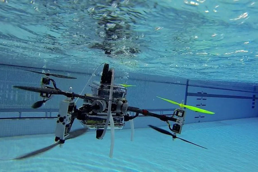 drone sous l'eau