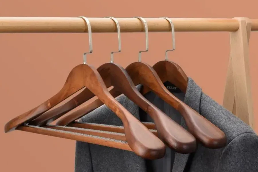 wooden hanger