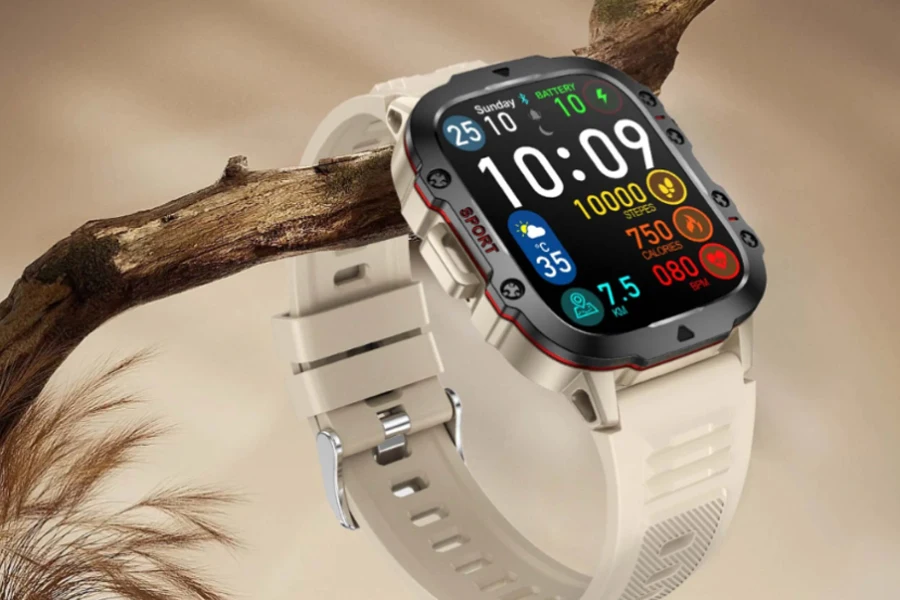 3ATM mais novo relógio inteligente QX1.96 de 11 polegadas da Yiqungo