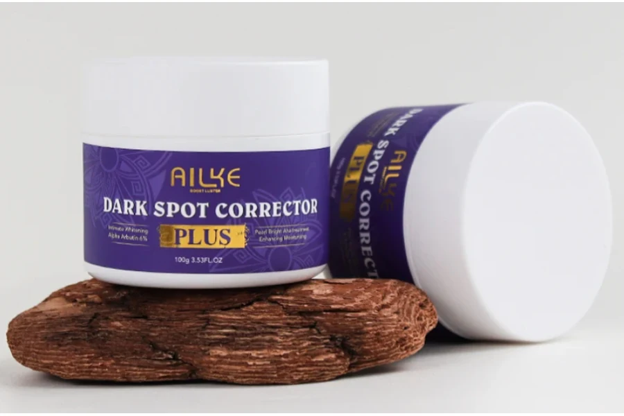 Productos de belleza Ailke, crema facial blanqueadora antiarrugas y antiedad, Corrector de manchas oscuras, cubierta negra rápida para mujeres