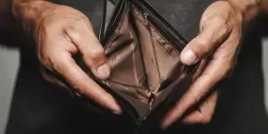 An empty wallet