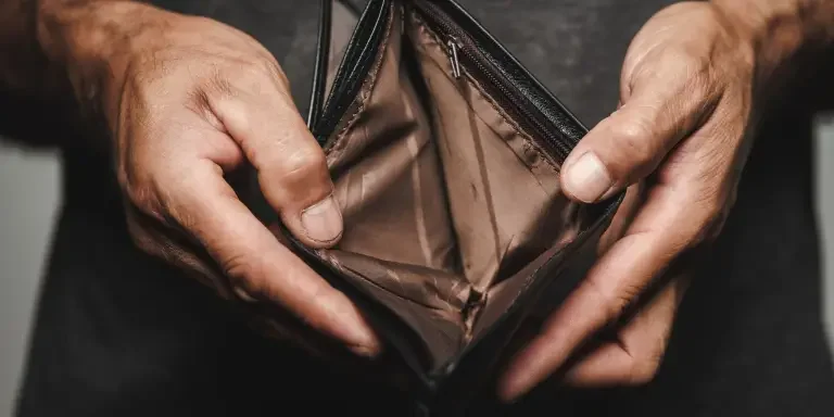 An empty wallet
