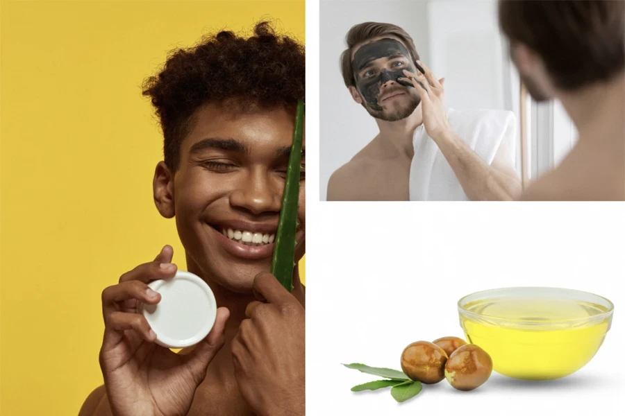 Limpiador facial para hombres