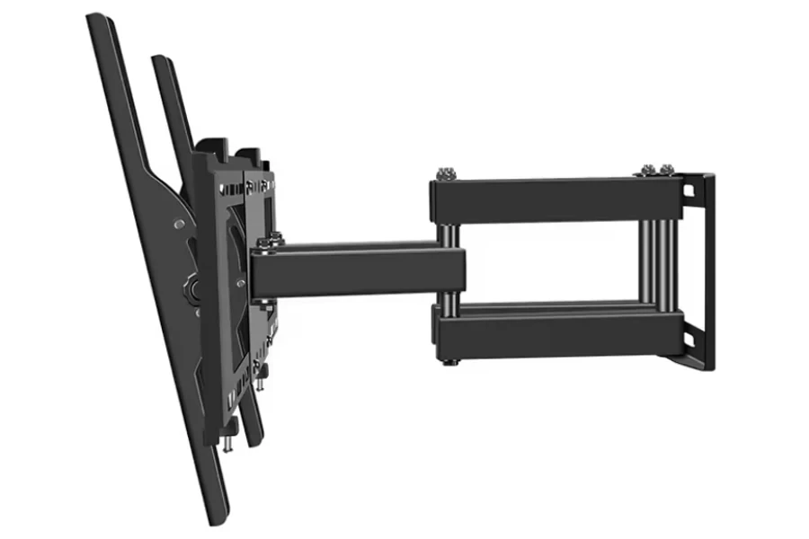 Staffa professionale per montaggio a parete per TV al plasma LCD a movimento completo, più resistente e durevole