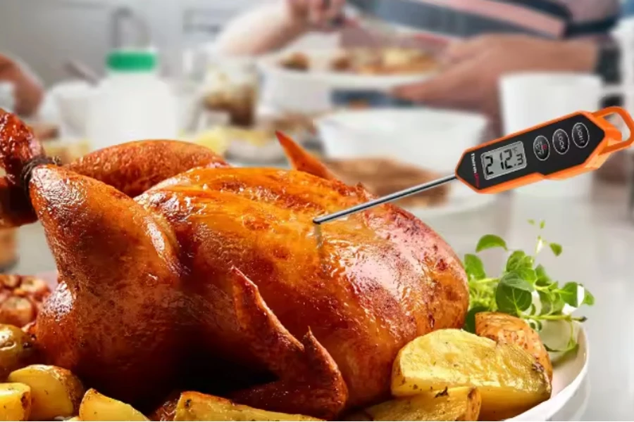 Le mini thermomètre à viande professionnel ThermoPro TP01H à lecture instantanée et rapide