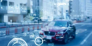 Transportation and technology concept