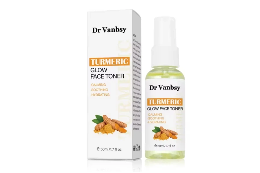 Toner pour le visage au curcuma de marque privée en gros