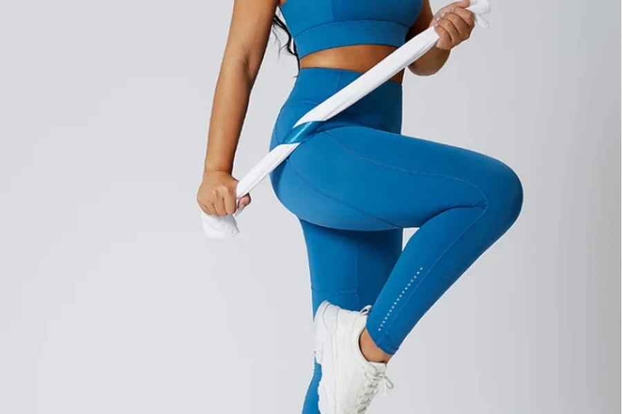 Pantalons de yoga Leggings de fitness serrés d'entraînement