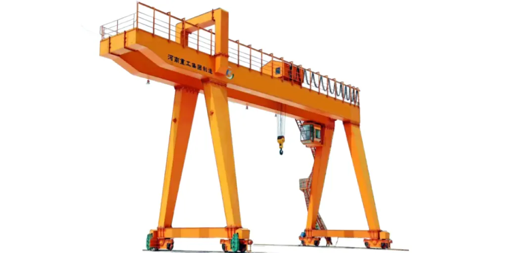 A 20-ton double-girder mobile gantry crane