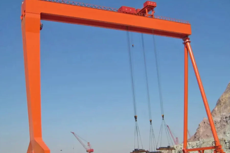 gantry crane galangan kapal seberat 600 ton
