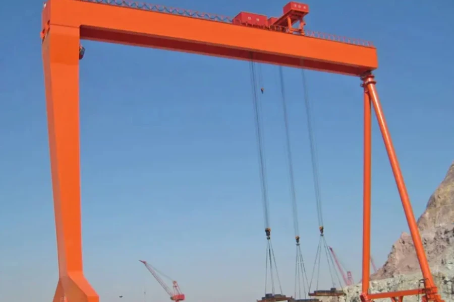 a 600-ton shipyard gantry crane